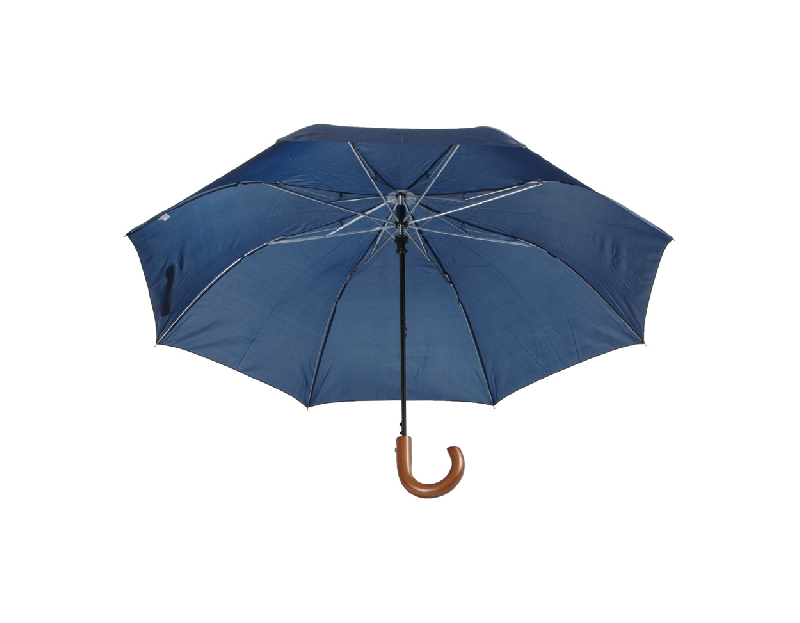 Parapluie pliable avec poignée bois._0