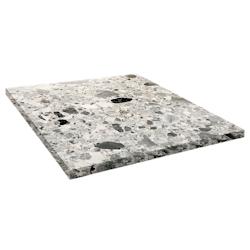 Restootab - Plateau 90x90 decor terrazzo cepp - gris Bois manufacturé PL-9090M-CEPP_0