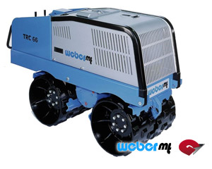 Rouleau de tranchée radio commandé - compactage maximal pour sols cohésifs et construction_0