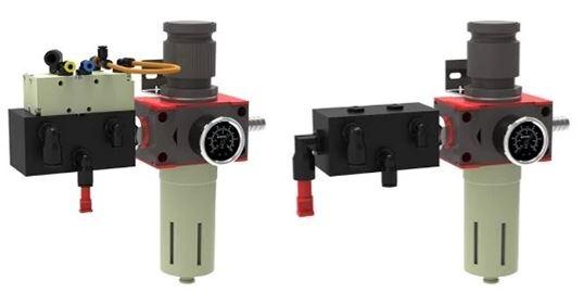 Unité d'alimentation air comprimé Piab pour pompe électromécanique et transporteur piflow®i/f_0