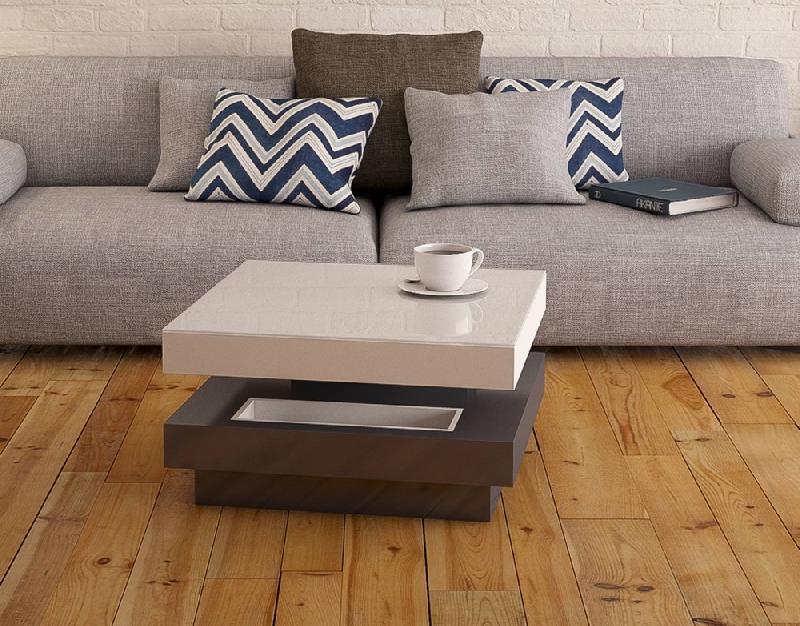 Alana Table basse carrée laquée_0