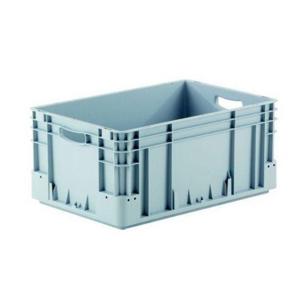 Bac norme Europe Rolléco - poignées ouvertes - 600 x 400 mm - hauteur 270 mm_0