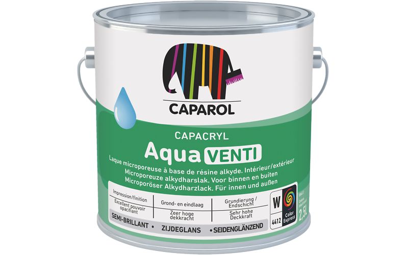 Capacryl aqua venti - peinture microporeuse - daw france - conditionnement 1 l_0