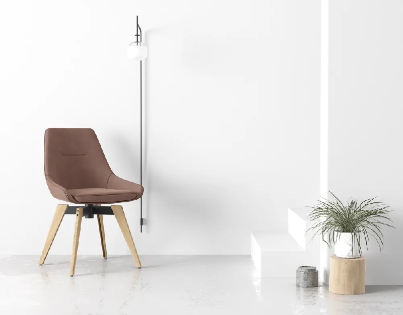 Chaise style scandinave Norus - taupe_0