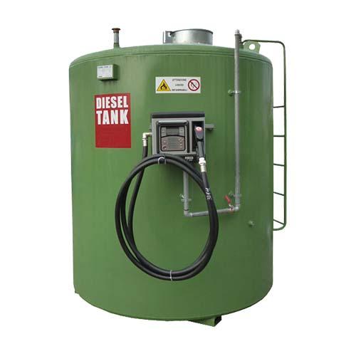 Citerne acier gnr 9000 litres verticale gazole 230v_0