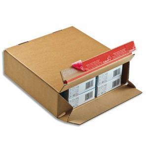 Colompac carton d'expédition eurobox m brun simple cannelure, fermeture adhésive l29,4 x h13,7 x p9,4 cm_0