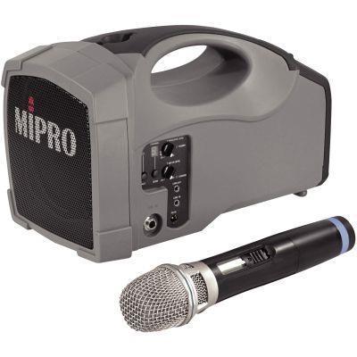 Enceinte portable 45 Watts MiPro MA101B - Micro sans fil UHF multifréquences - Autonomie 10h - Ultra compact_0