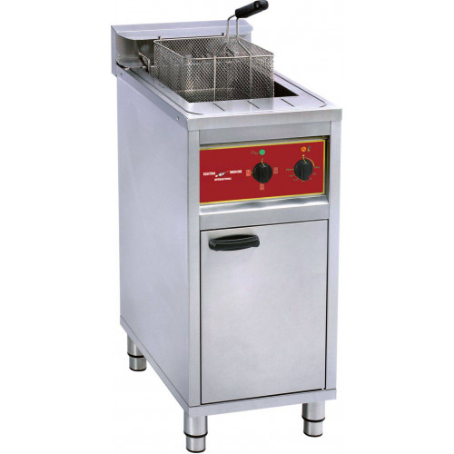 FRITEUSE ÉLECTRIQUE PROFESSIONNELLE MONOBLOC AVEC VIDANGE 16 L