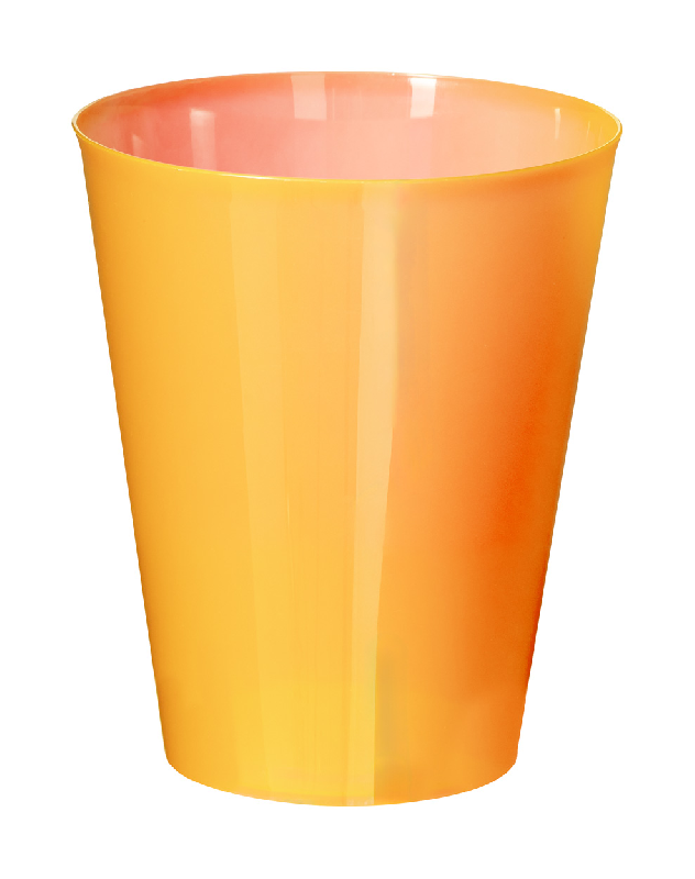 Gobelet événementiel réutilisable - plastique PP coloré - 500 ml - couleur orange_0