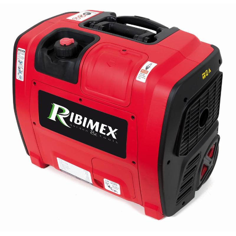 Groupe électrogène essence 4 temps inverter 2100W max - silencieux, piloté par smartphone PRGES2000I - RIBIMEX_0