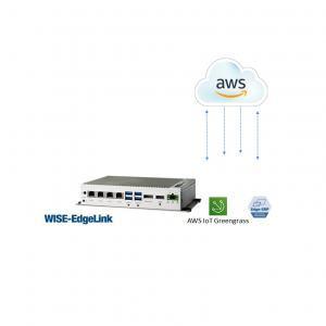 PC Fanless Intel i5 - WISE-EdgeLink 8000 Tags, AWS IoT GreenGrass, 8Go RAM, 32Go SSD, 4xLAN, 4xCOM, 4xUSB 3.0 - Référence: ESRP-AWS-UNO2484_0