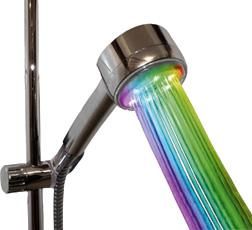 POMMEAU DE DOUCHE, LED ARC-EN-CIEL HYDAS