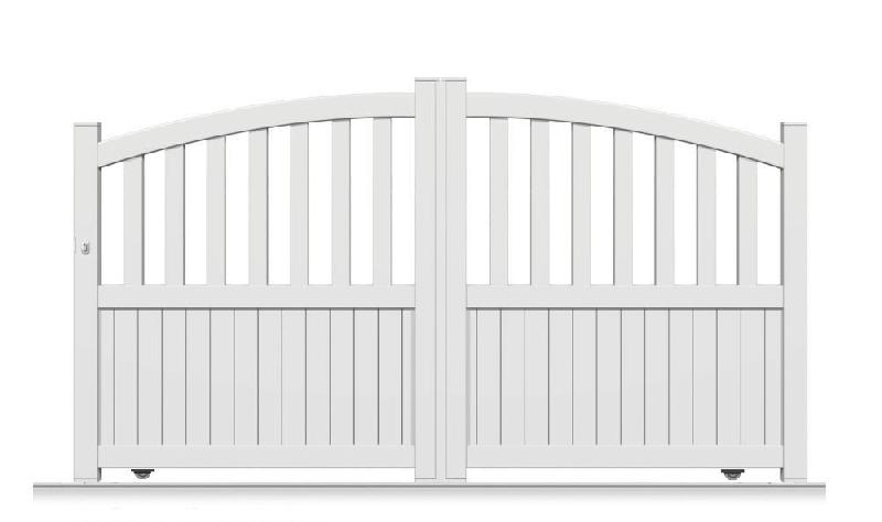 Portail coulissant aluminium modèle OPC-102 - Dimensions et coloris au choix_0