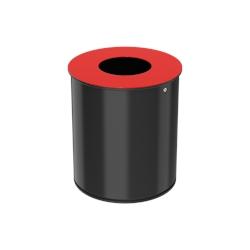 Rossignol - Poubelle de tri ouverture calibrée 15L NEOTRI - rouge - rouge métal 52292_0