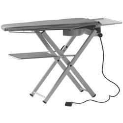 Table de repassage avec aspiration DTR-CM - structure pliante - planche chauffée - dimensions 1250x400 mm_0