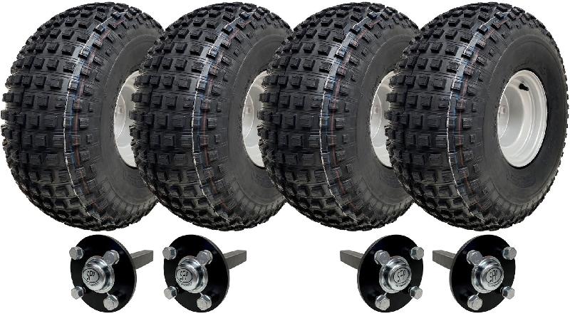 Twin axle - ATV quad trailer kit 620kg capacity, 22x11.00-8 knobby wheels (no hi_0