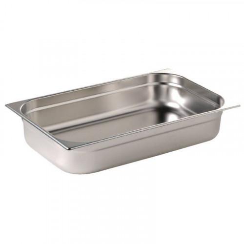 BAC GASTRONORM GN 1/1 HAUTEUR 100 MM EN INOX 18/0 VOGUE