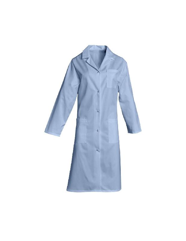 Blouse femme manches longues écologique Madona 100% coton 180gr/m2 - BLSMDCTBLC-SN02/ML_0