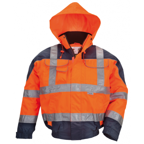 Blouson Breathane AIRPORT - orange / marine - Coverguard | 7AIBO_0