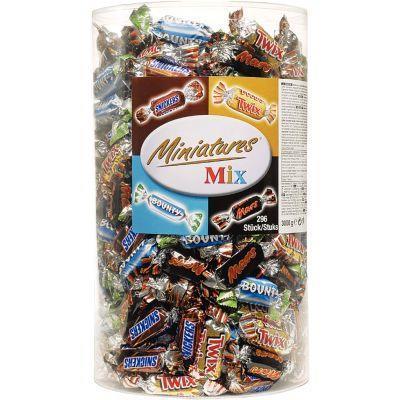 Boîte de mini barres chocolatées MARS / BOUNTY / SNICKERS / TWIX - 3kg - Réf 322768_0