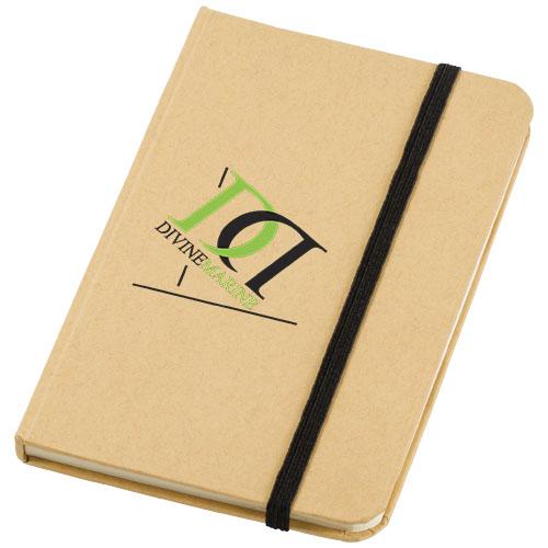 Calepin Dictum 10673500 - format A6 - 80 feuilles papier blanc 70g/m² avec fermeture élastique_0