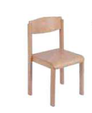 Chaise Dreux en bois - structure hêtre massif - design moderne - 420x450x800 mm_0