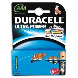 DURACELL BLISTER DE 8 PILES LR03 1,5VOLT ULTRA POWER