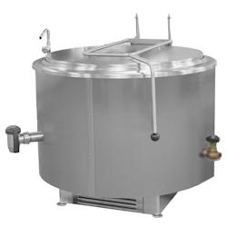 EURAST - Marmite cylindrique à vapeur 500 litres - 1320x1330x1180 mm - 18V03500 - inox 18V03500_0