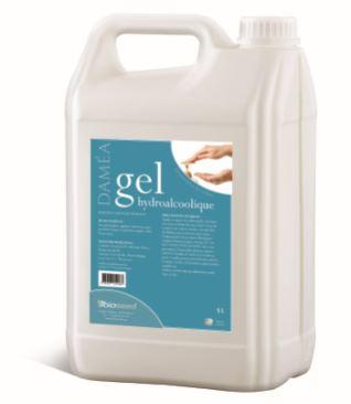 Gel hydroalcoolique Damea 5L - E133 - Actif sur coronavirus en 15 secondes - Enrichi en glycérine_0