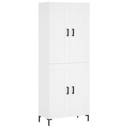 Helloshop26 - Buffet bahut commode armoire meuble de rangement organisateur cuisine salle de séjour salon haut 69,5 x 34 x 180 cm 02_0032723 - 300021_0
