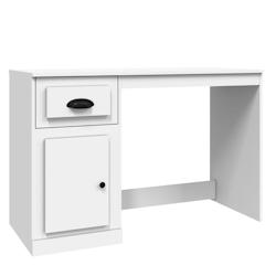 Helloshop26 - Bureau table poste de travail meuble d'ordinateur informatique étude avec tiroir 115 x 50 x 75 cm bois d'ingénierie 02_0023445 - 30002_0
