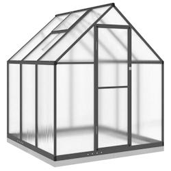 Helloshop26 - Serre tente abri plante fleur légumes avec cadre de base 169 x 169 x 202 cm aluminium anthracite 02_0044490 - 3000220178890_0