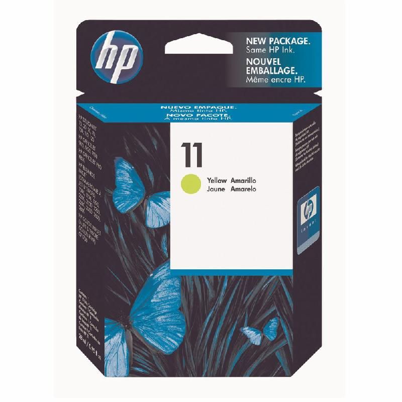 HEWLETT PACKARD CARTOUCHE D'ENCRE 11 (C4838AE) - CLARIA PHOTOGRAPHIC - COULEUR: JAUNE