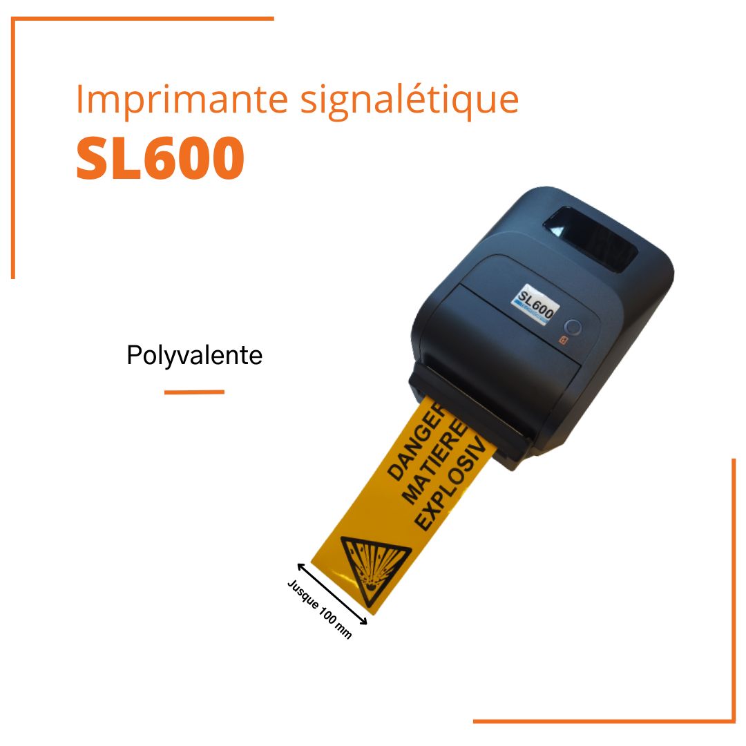 Imprimante signalétique polyvalente avec tête d'impression dernière génération SL600 : best seller_0