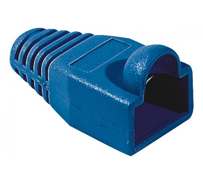 Manchon RJ45 bleu snagless - diamètre 5,5 mm - lot de 10 pièces (réf. 253164)_0