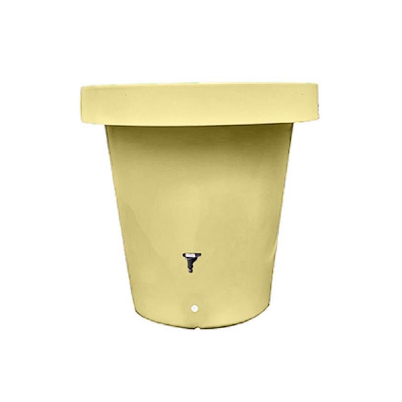 PLAST'UP ROTOMOULAGE Carré de plantation récupérateur d'eau de pluie mural lluvia 420l - BEIGE - beige 0733968138064_0