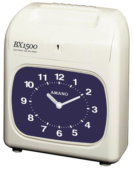 Pointeuse BX-1500 - Enregistreur de temps de présence programmable, impression bicolore et 6 colonnes_0