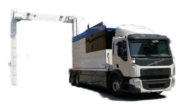 Scanner mobile Nuctech MT1213DE - Imagerie rayons-X - Détection explosifs et narcotiques - Mode Drive Through_0