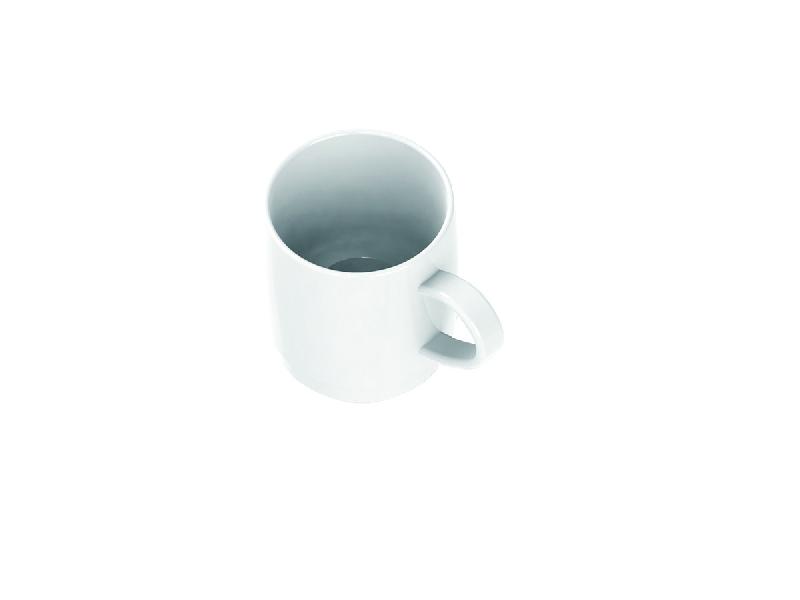 MUG ROND BLANC PORCELAINE 30 CL Ø 8,6 CM BRASSERIE ARIANE