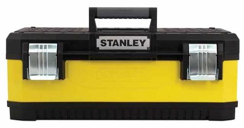 Boîte à outils bimatière 58 cm Stanley - Black & Decker 1-95-613 - Noir et jaune, métal avec verrouillage_0