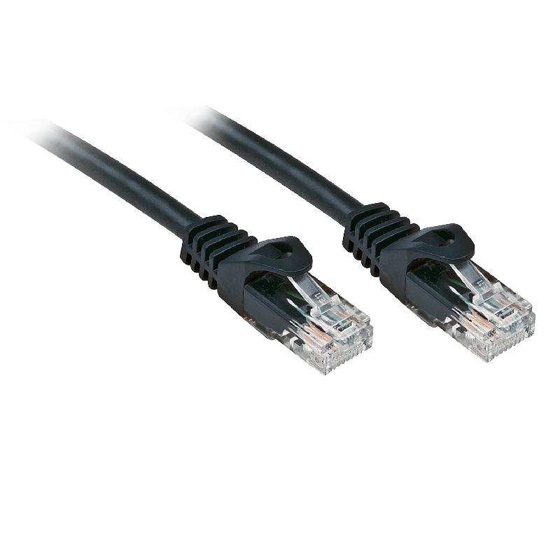 LINDY BASIC - Câble réseau RJ45 Cat.6 U/UTP - 5m - Noir_0