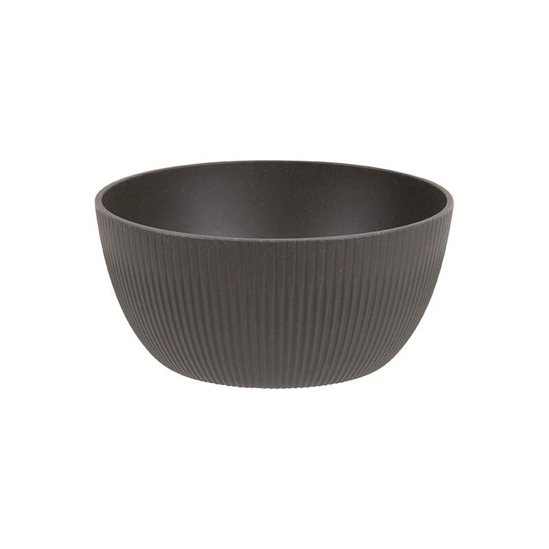 ADRIER - CC-0003-BLK - (Pack de 6 unités) - Bol rond 3L - 22,5 cm x 10,5 cm - Noir - noir plastique CC-0003-BLK_0