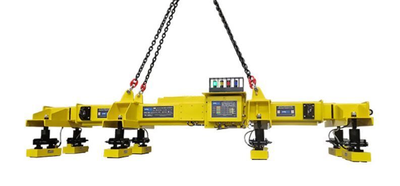 Aimant de levage avec électroaimant - EPMBL-T - Palonnier télescopique sur batterie jusqu'à 12 t_0