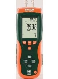 Anémomètre à tube de Pitot - Manomètre HD350 EXTECH avec mesure de vitesse, débit d'air et température_0