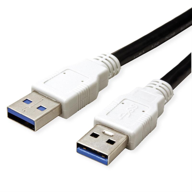 Bachmann câble usb 3.2 gen 1 type a-a, noir, 3 m_0