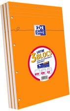 BLOC-NOTES, A4, QUADRILLÉ, PERFORÉ 4 TROUS, LOT DE 3 - LOT DE 2