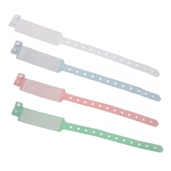 Bracelet hôpital adulte - panneau d'écriture - vinyle souple 250 mm - par 100_0