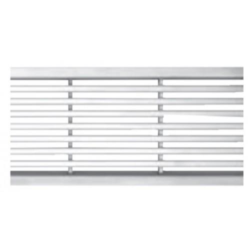 CANIVEAU BÉTON POLYMÈRE H55MM AVEC GRILLE FIL INOX 316L - SELF 100 ACO