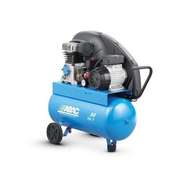 Compresseur d'air vitesse lente 2 cv triphasé 50 litres ABAC - 11572529_0