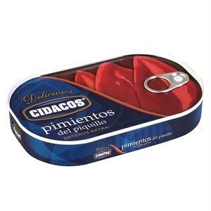 CORNICHON - LEGUMES VINAIGRE CICADOS POIVRONS DEL PIQUILLO 185G CIDACOS